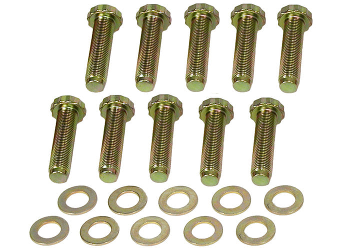 1/2-20 2" Thin Head Full Thread Wheel Stud Kit (10 pack) - Motion Raceworks