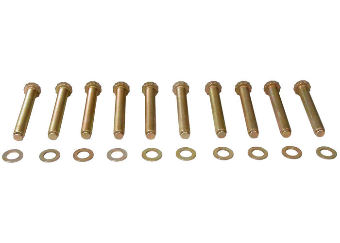 1/2-20 3.5" Thin Head Full Thread Wheel Stud Kit (10 pack) - Motion Raceworks