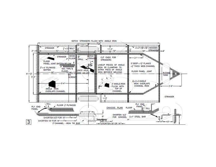 DIY Teardrop Camper Plans 18' Extra Tall Tear Drop Trailer RV