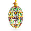 1901 Gatchina Palace Royal Glass Egg Ornament 4 Inches