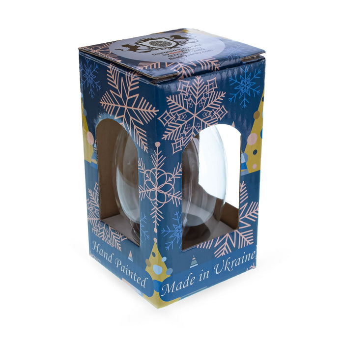 1901 Kelch Apple Blossom Mini Glass Egg Ornament 2.9 Inches