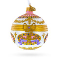 1903 Bonbonniere Royal Glass Ball Christmas Ornament 3.25 Inches