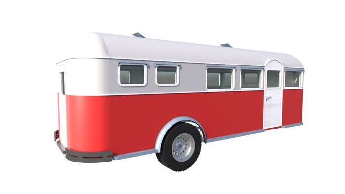23' Gooseneck Camper Fifth Wheel Trailers DIY Plans Camping RV Caravan 5th Wheel Build Your Own