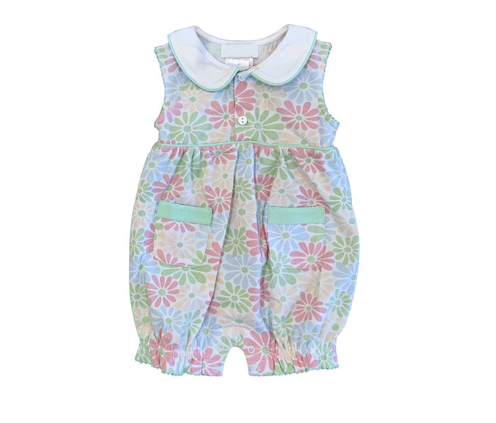3.23 SR4149 Baby Girls Daisy Sleeveless Romper Preorder