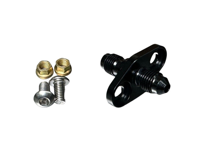 3AN Bulkhead Flanged Pass Thru Fitting by Motion Raceworks 34-30303 - Motion Raceworks