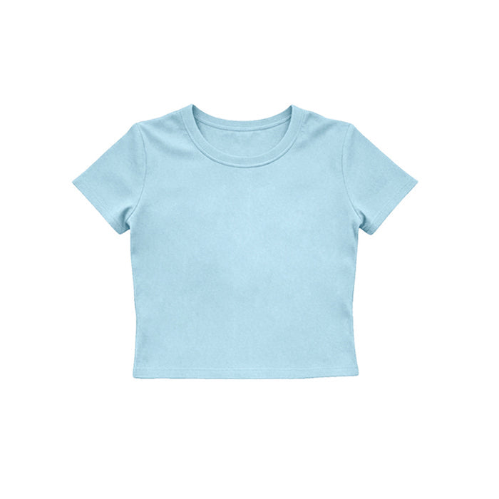 4.15  Kids Girls Blue Active Short Sleeve Top Preorder