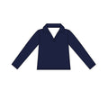 4.15  Kids Girls  navy Active Long Sleeve Pullover Top Preorder