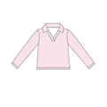 4.15  Kids Girls Pink Active Long Sleeve Pullover Top Preorder