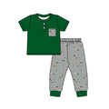 4.17 BSPO0675 Preorder Green Pocket Top Duck Pants Boys Clothes Set