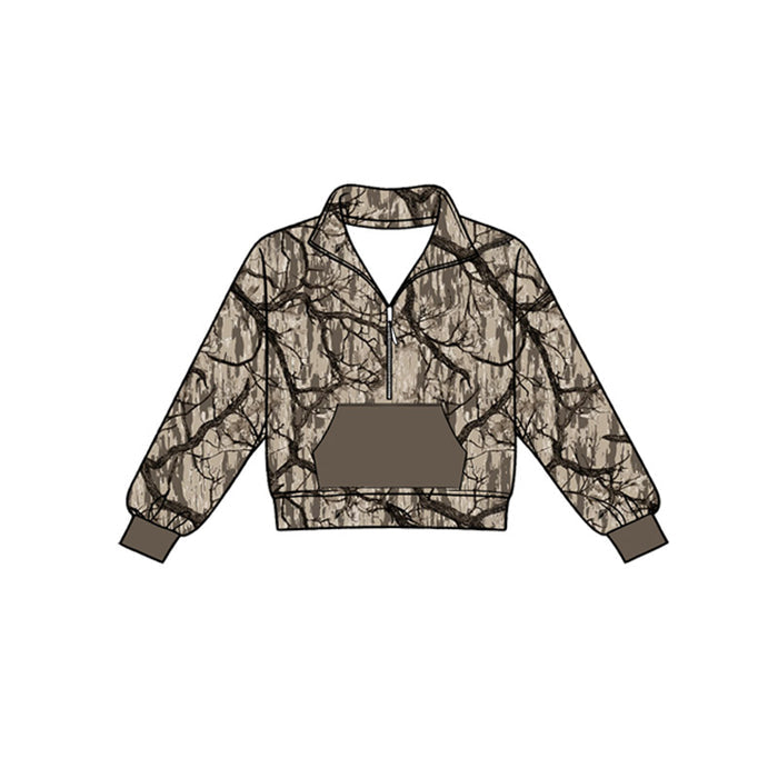 4.18 Hunting Camo Girl Long Sleeve Pullover Preorder