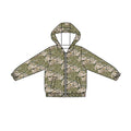 4.21 Boys Duck Print Camo Duck Full Zip Hooded Jacket -  Preorder