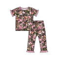 4.21 GSPO2317 Preorder Branch Camo Girls Pajamas Clothes Set