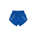 4.23  Kids Girls Royal Blue Baseball Stitch Shorts Preorder