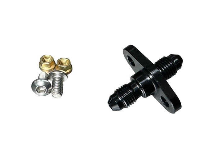 4AN Bulkhead Flanged Pass Thru Fitting by Motion Raceworks 34-30404 - Motion Raceworks