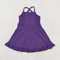 5 Colors Sibling Baby Girls Athletic Active Knee Length Dress