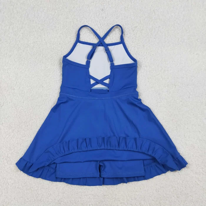 5 Colors Sibling Baby Girls Athletic Active Knee Length Dress