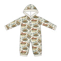5.11 LR3073 Preorder Duck Deer Dog Hunting Print Baby Baby Hoodie Romper