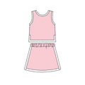 5.6 GSD4186 Pink/White Baby Girls Sports Clothes Set Preorder