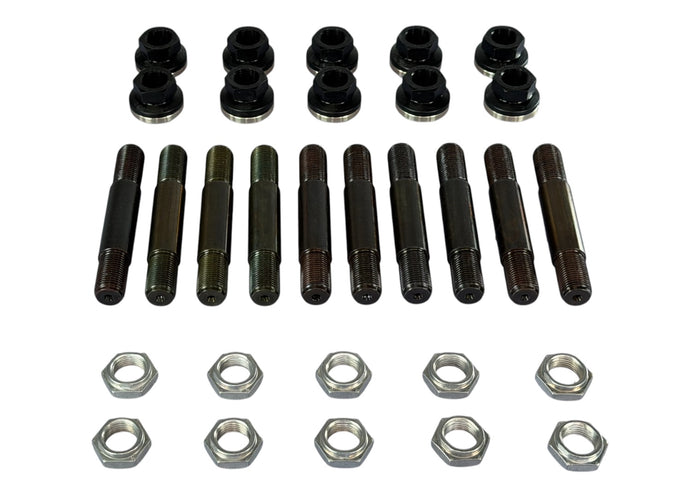 5/8" Steel Wheel Stud Kit w/ Aluminum Lugnuts (2" shoulder) 51560a