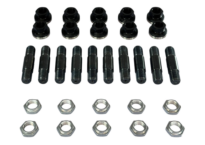 5/8" Wheel Steel Stud Kit w/ Aluminum Lugnuts (1.187" shoulder) 51580a