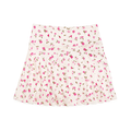 5.9 GLK0308 Preorder Small Flowers Pink Girls Bottom Yoga Skirts