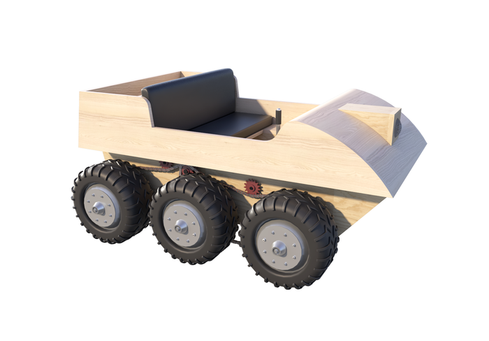 6 Wheeled ATV Go Kart Plans With Engine Vehicle