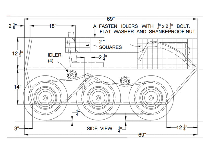 6 Wheeled ATV Go Kart Plans With Engine Vehicle