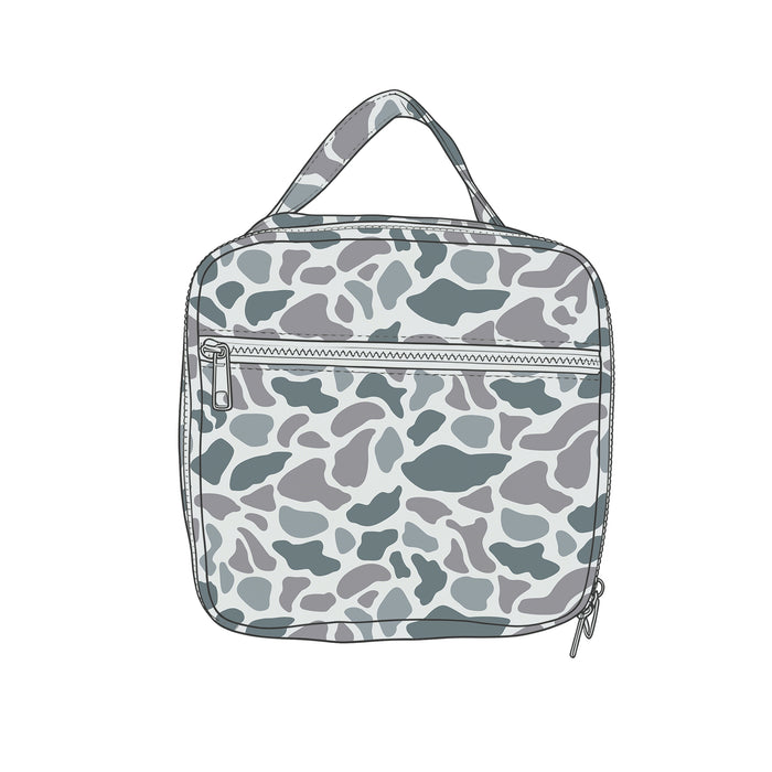 6.29 Kids Boys Old School Camo Lunch Box Preorder