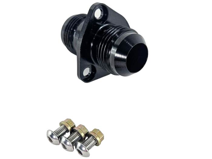 -6AN Flanged Bolt in Pass Thru Bulkhead Fitting by Fluidworks-Fluidworks-Motion Raceworks