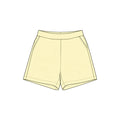 7.11 Preorder Kids Girls Light Yellow Active Shorts