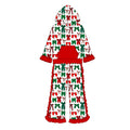 7.15 GLP3495 Preorder Red Green Bows Hoodie Top Ruffle Pants Girls Christmas Clothes Set