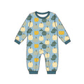 7.15 LR3143 Preorder Pumpkin Baby Boys Fall Romper