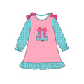 7.23 Preorder Baby Girls Christmas Bell Long Sleeve Dress
