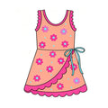 7.29  Preorder  Kids Girls Pink Flower Sleeveless Active Dress
