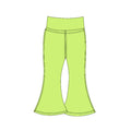 7.29  Preorder  Kids Green  Active Bell Bottom Pants