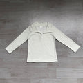 7.6 BT1676 Preorder Kids Boys Green Long Sleeve Zipper Pullover Top