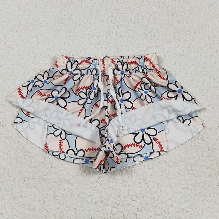 8 Colors Bows Leopard Girls Summer Bottom Flutter Shorts Sibling Matching Styles
