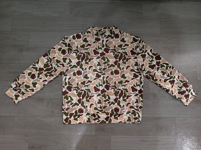 8.1 GT1818 Preorder Adult Brown Khaki Camo Print Woman Yoga Long Sleeve Tee Shirts Top
