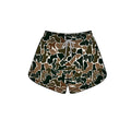 8.1 SS0988 Preorder Adult Brown Camo Print Woman Bottom Yoga Pockets Shorts