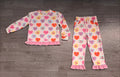 8.10 Preorder Girls Valentine Conversation Heart Pajama Set
