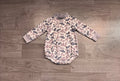 8.11   Preorder Baby Boys Grey Camo Long Sleeve Bubble Romper