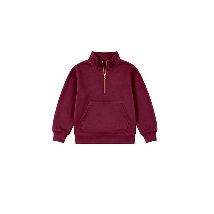 8.13 GT1842 Preorder Kids Girls Maroon Pullover Sweatshirt