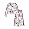 8.19 GLP3724 Preorder Cheers Stars Pink Print Girls Happy New Year Yoga Clothes Set