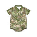 8.19 SR4291 Preorder Bunny Eggs Camo Print Baby Boys Easter Romper