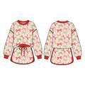 8.22 Preorder GLD1774 Red Green Bows Print Long Sleeve Top Skort Girls Christmas Clothes Set