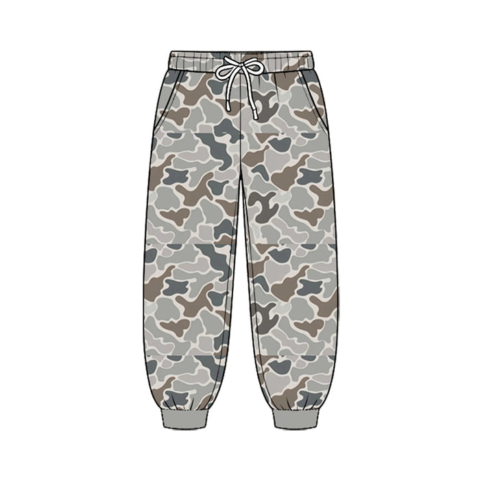 8.25  Preorder  Grey Camo Pocket Jogger Pants