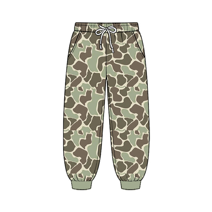 8.25  Preorder  Olive Duck Camo Pocket Jogger Pants