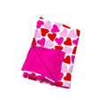 8.26 BL0299 Preorder Baby Girls Heart Blanket