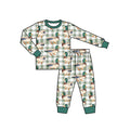 8.26 Preorder BLP1592 Kids Boys Mallard Duck Long Sleeve Pajama Set