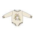 8.27 LR3324 Preorder Bunny Eggs Camo Print Baby Boys Easter Romper